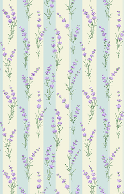 Kitchen roller blind Purple flowers