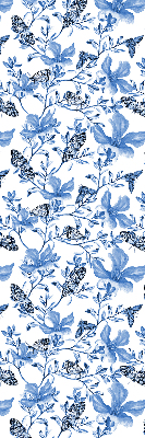 Kitchen roller blind Blue butterflies