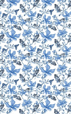 Kitchen roller blind Blue butterflies