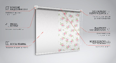 Daylight roller blind Roses