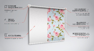 Daylight roller blind Roses