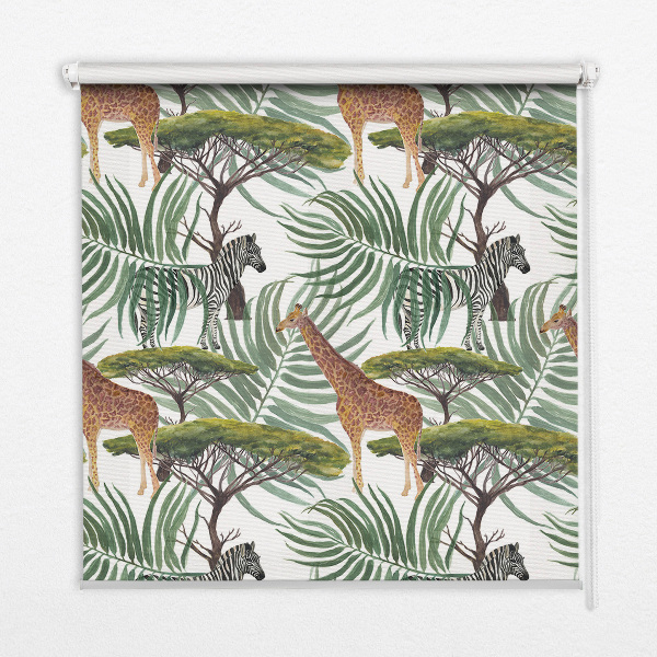 Daylight roller blind Animals and trees