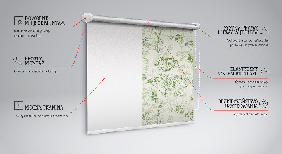 Roller blind Green plants