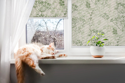 Roller blind Green plants