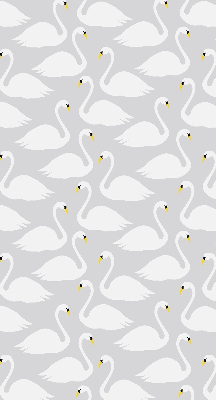 Roller blind Swans