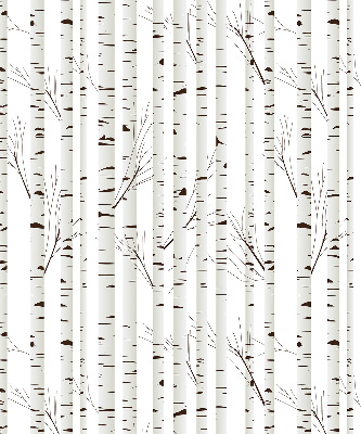 Roller blind for window Birch