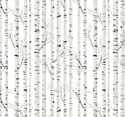 Roller blind for window Birch