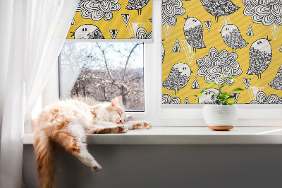 Daylight roller blind Birds