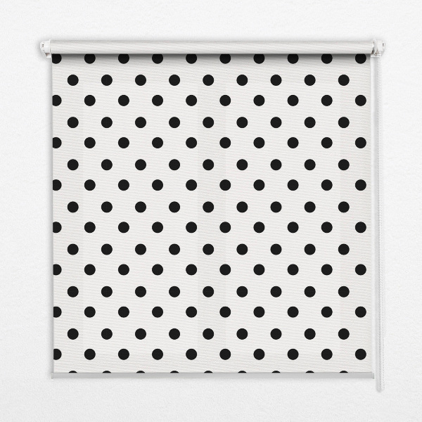 Daylight roller blind Black dots