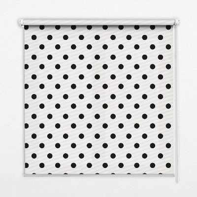 Daylight roller blind Black dots