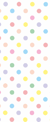 Daylight roller blind Colored dots