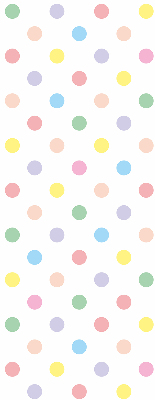 Daylight roller blind Colored dots