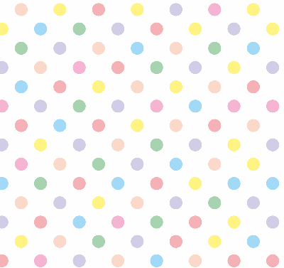 Daylight roller blind Colored dots