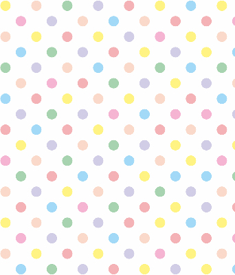 Daylight roller blind Colored dots