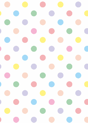 Daylight roller blind Colored dots