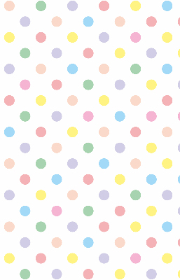 Daylight roller blind Colored dots