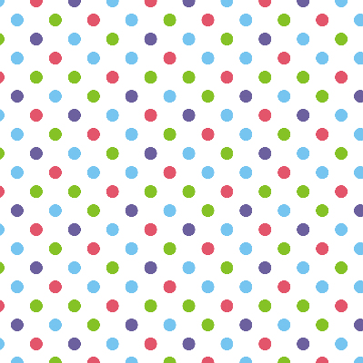 Window blind Colored dots