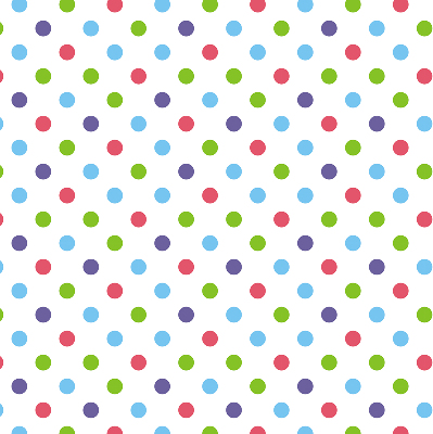 Window blind Colored dots