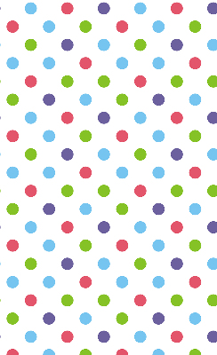 Window blind Colored dots