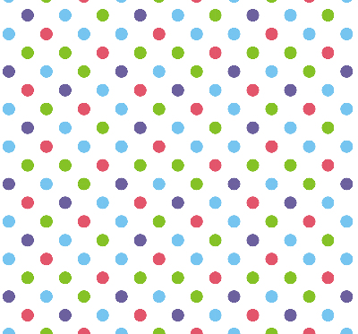 Window blind Colored dots