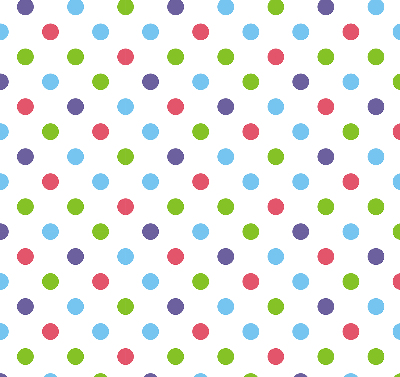 Window blind Colored dots