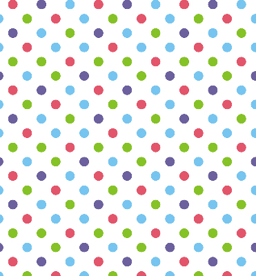 Window blind Colored dots