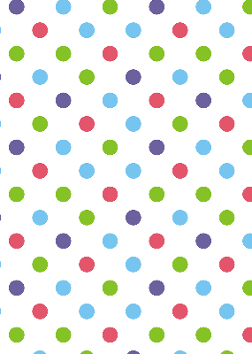 Window blind Colored dots