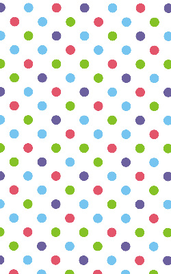 Window blind Colored dots