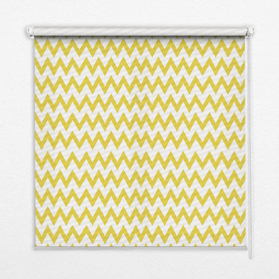 Window blind Yellow zigzags