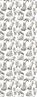 Window blind Gray foxes