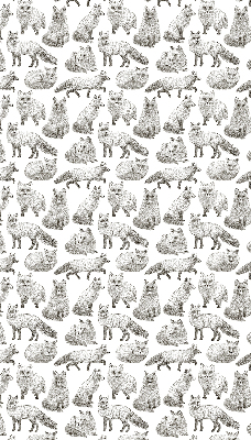 Window blind Gray foxes