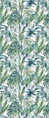 Roller blind for window Tropical leaves