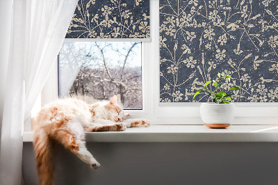 Kitchen roller blind Flowers