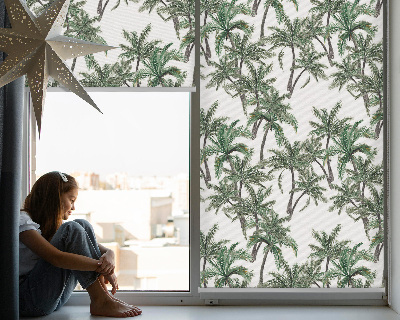 Kitchen roller blind Palm trees