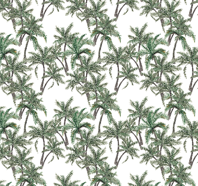 Kitchen roller blind Palm trees