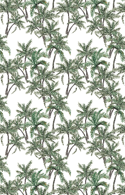 Kitchen roller blind Palm trees