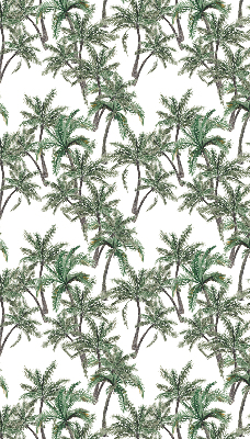 Kitchen roller blind Palm trees