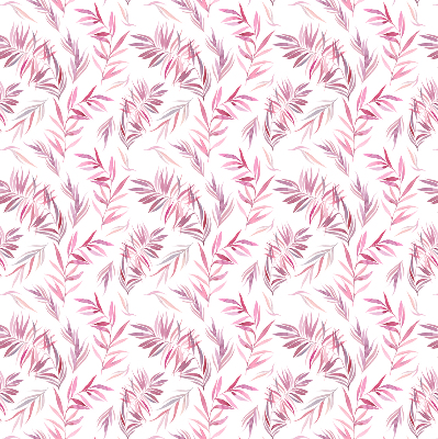 Daylight roller blind Pink leaves