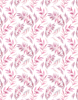 Daylight roller blind Pink leaves