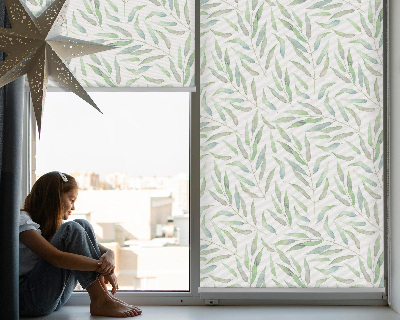 Daylight roller blind Green leaves