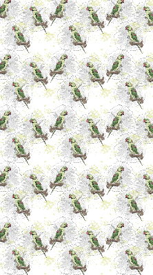 Daylight roller blind Parrots on a branch