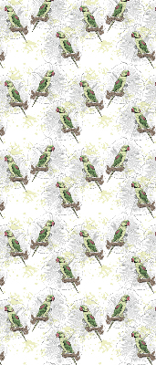 Daylight roller blind Parrots on a branch