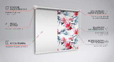 Daylight roller blind Flowers