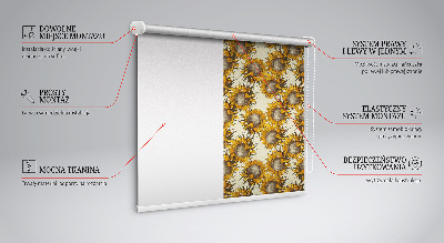 Daylight roller blind Sunflower