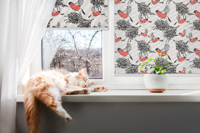 Roller blind Birds birds