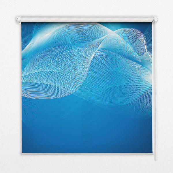 Kitchen roller blind Blue animation