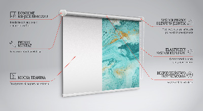 Window blind Turquoise granite