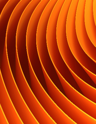 Daylight roller blind Orange abstraction