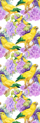 Daylight roller blind Yellow parrots