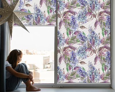 Daylight roller blind Summer flowers